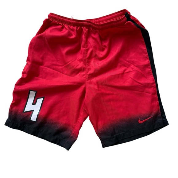 Nike Texans #4 Soccer Jersey & Shorts Set Red Kids L Unisex Crest Logo DRI-FIT - Picture 4 of 12